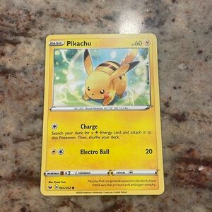 Pokemon Pikachu 2020 card 065/202